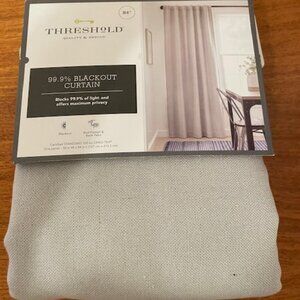 Gray Color Blackout Curtain -- 50" W x 84" L -- NWT